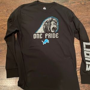 Detroit Lions Majestic One Pride Long Sleeve Shirt
